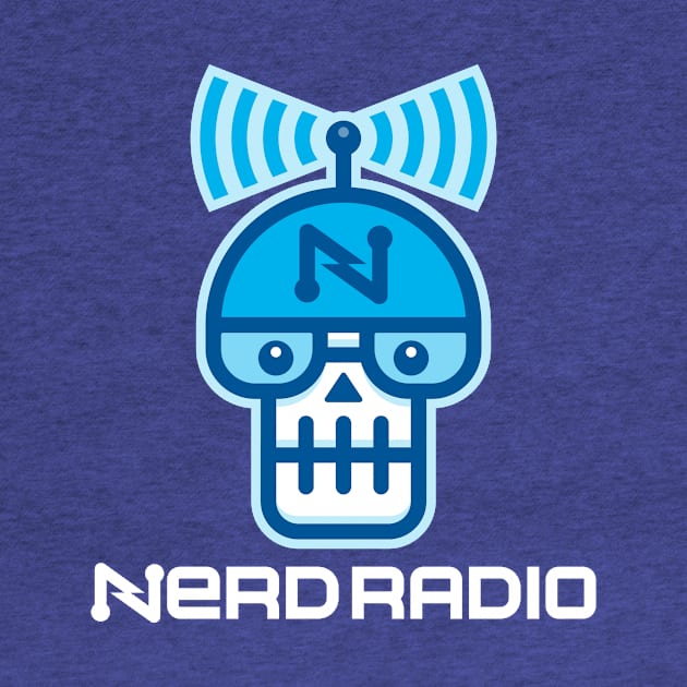 Nerd Radio Skull Tee by nerdradiofm